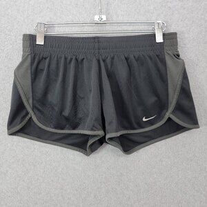 nike shorts womens small black dri fit gym workout activewear running